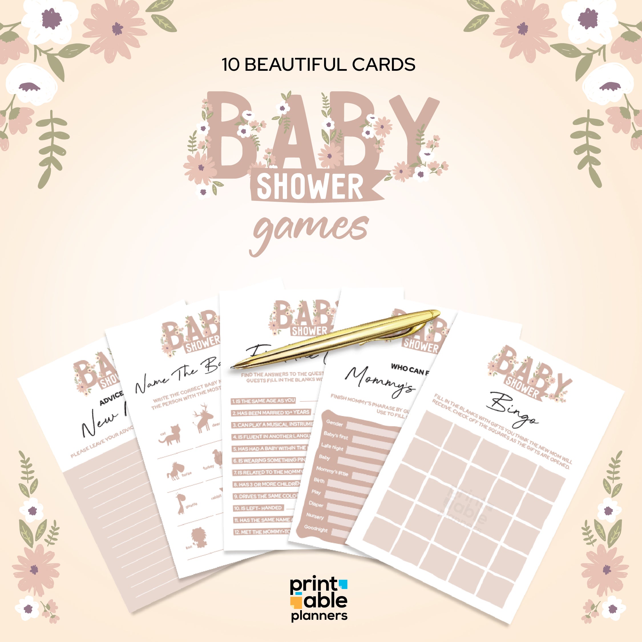 Instant Download | Gender Neutral | Virtual Baby Shower | Baby Shower Trivia | Baby Shower Feud Baby Family Feud Baby Shower Game