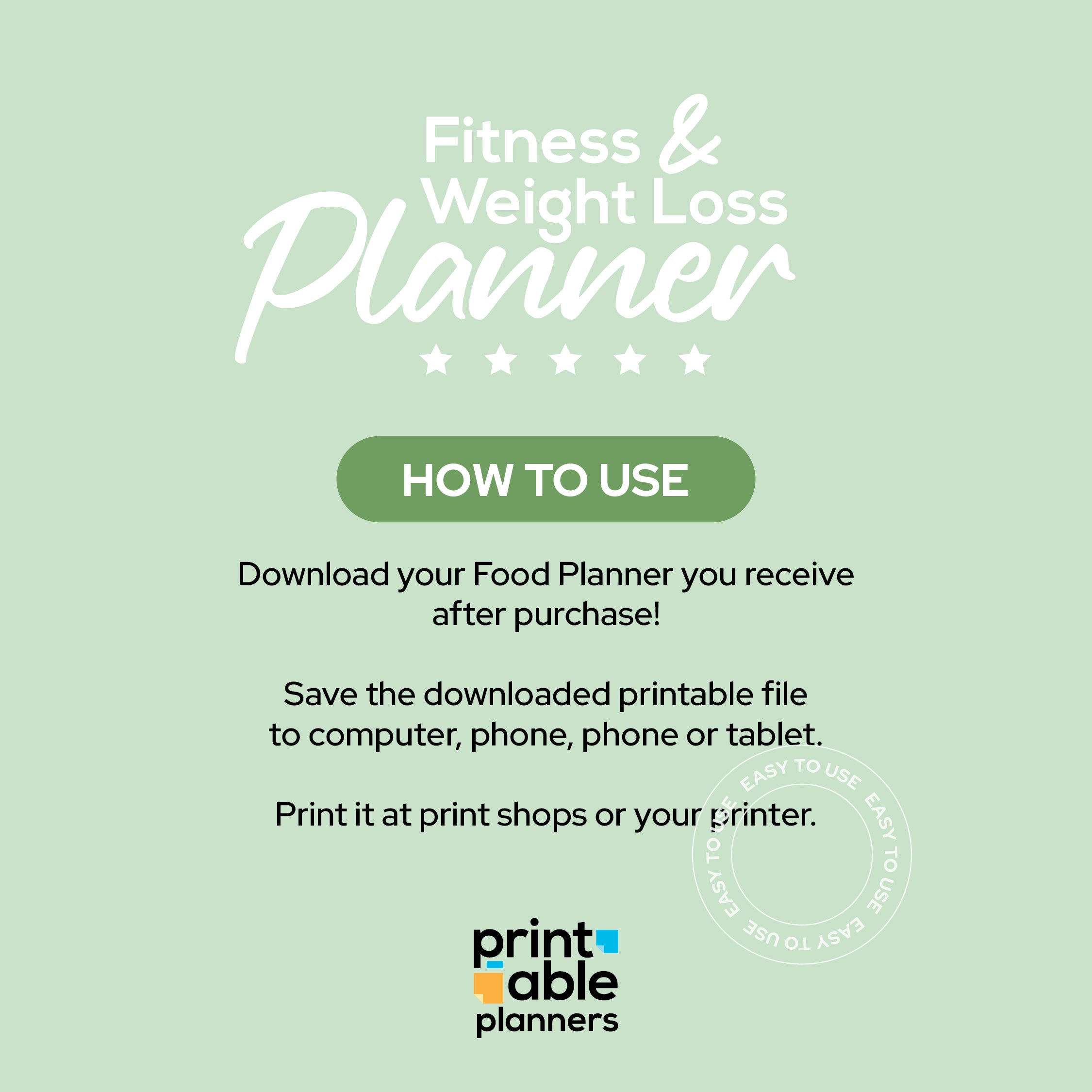 Fitness Journal | Fitness Planner | Body Measurements | Fitness Program Template | Digital Workout Planner | Increases Energy