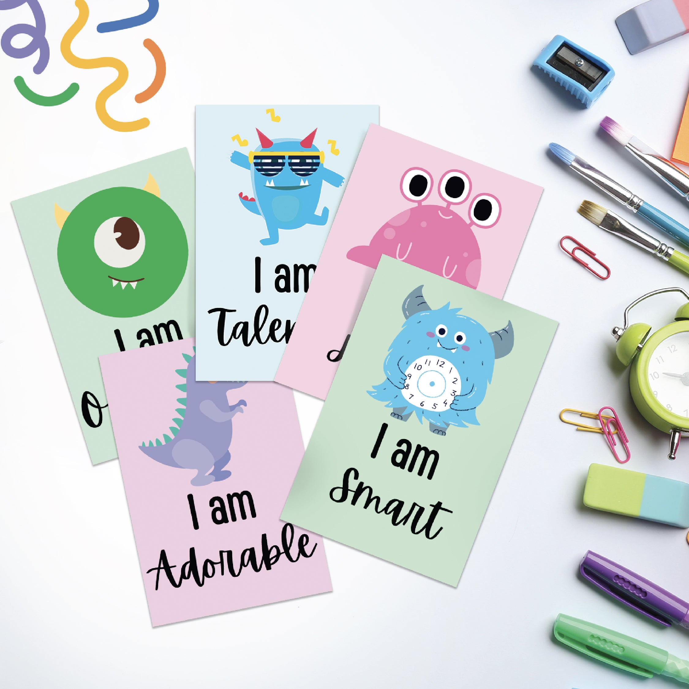 Motivational Cards | Mindfulness For Kids | Positive Affirmation Cards | Affirmation Cards For Kids Printable | Encouragement Kids Cards